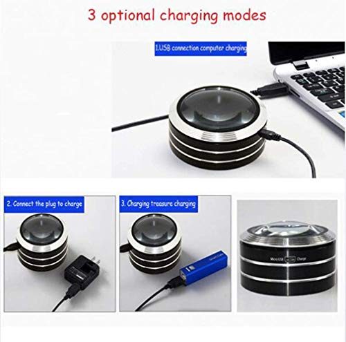 EUQKKWLOY 5X Desktop Hands Free Jewelers Magnifier Magnifying Glass with Led Lights Lamp for Table & Easel Hobby, Reading,Crafts,Macular Degeneration Interesting Life Fashionable