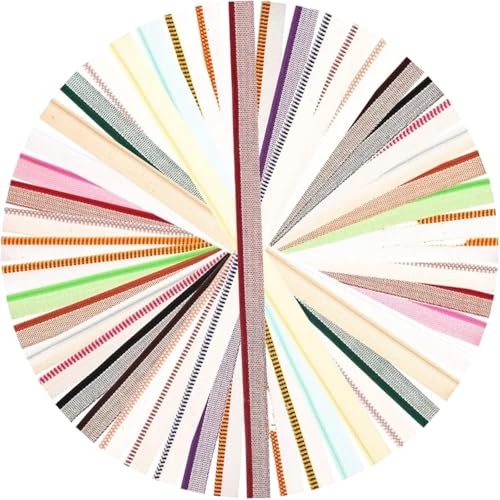 Yiodauh 24pcs Bookbinding Endbands 12 Ih 24 Cotton Binding Kit for Decor