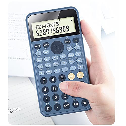 Calculator New Science Function Big Large Screen Calculator 240 Functions Solar and Battery Two Ways Power Fraction Hyperbolic for Students(E)