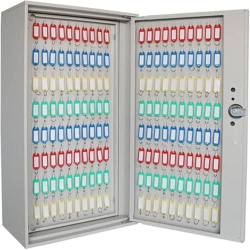 UPWONEA Wall-Mountable Key Storage Box, Large-Capacity Key Storage Cabinet, Key Organizer with 300, 350, 400, 450, 500, 600 Key Slots, Easy to Classify,300