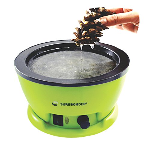 Surebonder B-2025 Low Stringing General Purpose Hot Melt Pellets for Hot Glue Skillets, Great for Floral, Wreaths, and Jewelry - 25 Lb Box