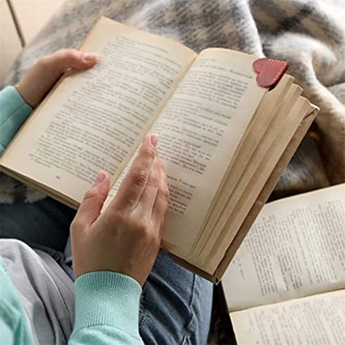 MVNOIRE 4pcs Handcrated Vintage Bookmarks for Book Mini Corner Page Marker Bookmark for Reader