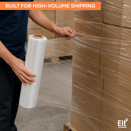 EIT Machine Stretch Film, 20 in x 5000 Ft, 80 Gauge, Pack of 2