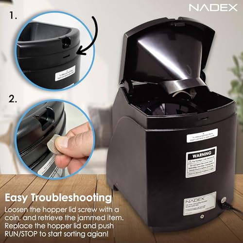 Nadex 36SN Automatic Coin Sorter and Wrapper