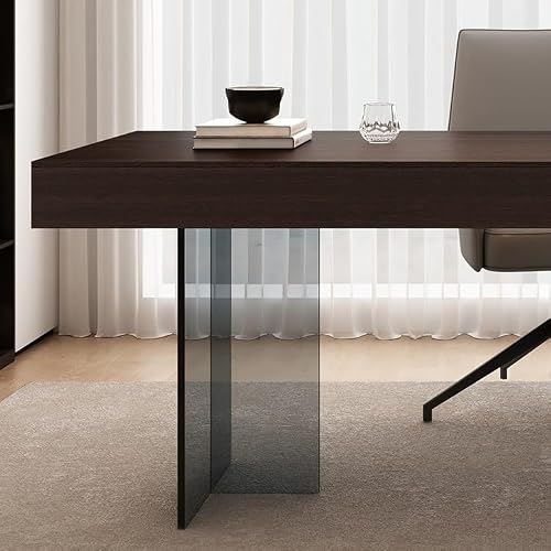 LINKIO Home Office Desks Minimalist Sofa Solid Wood Desk Home Office Modern Desk Computer Table Desk(160x70x75cm)