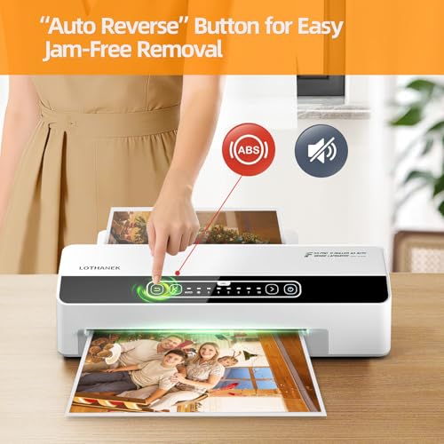 6 Roller 13" Professional Laminator Machine, 10Mil Laminating Machine