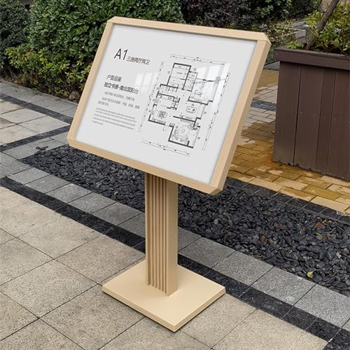 Heavy Duty Poster Sign Holder Floor Sign Stand, Adjustable Sidewalk Sign Holder Store Advertising Poster Display, Outdoor Indoor Standing Display Sign Holders, for School Church Business Show