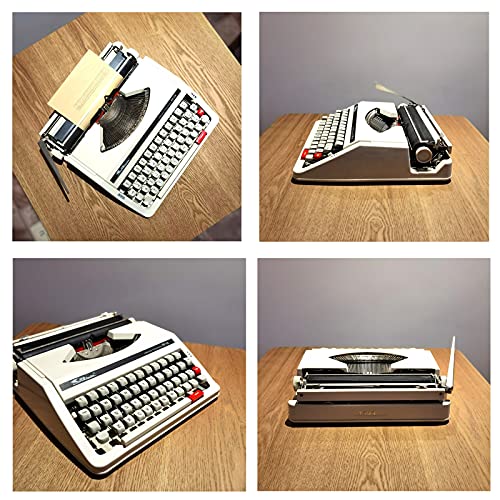 Acivirdde Manual Typewriter, Suitable for Writers, can be Used for Note-Taking and Letter Writing, Creative Writing Tool.