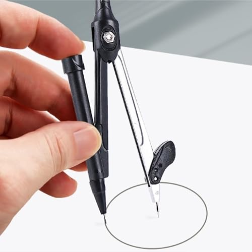 Set of Compass Ruler Measuring Tools 8 Piece for Exam Drawing Purposes