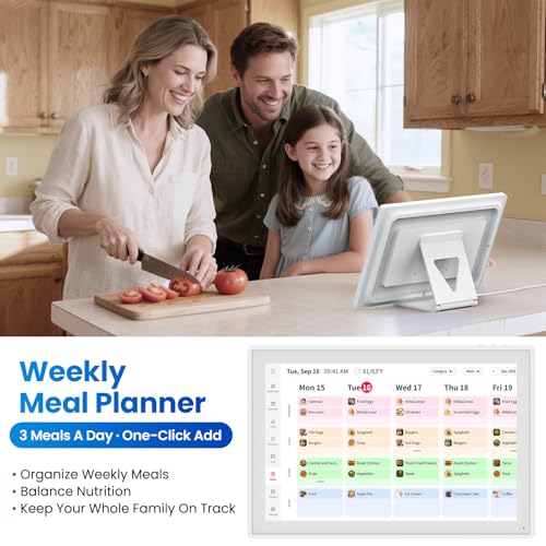 Anyuse16" Smart Digital Calendar Wall Desk Mount Planner