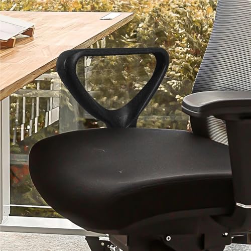 2Pcs Wide Comfort Armrest Replacements for Office Chairs, Sturdy Wear-Resistant Ergonomic Chair Arm Parts