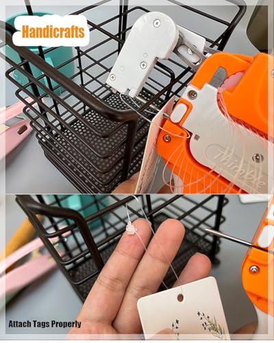 QUGURLID Heavy Duty Tagging Gun for Clothing and Retail,Plastic Staple Gun for Tags,Fast Garment Tag Attacher,Efficient Daily Essentials,1pcs/2min,Application
