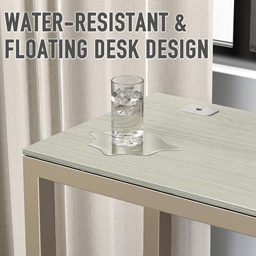 SHW 48-Inch Commercial-Grade Office Computer Desk, Maple