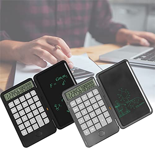 VZDUYHJ 12 Digit Calculator with Writing Table 6.5 Inch LCD Display Board Calculators