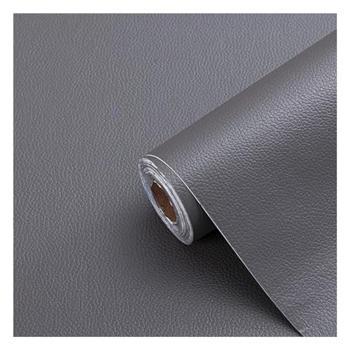 Fabric Adhesives Dark Gray Self Adhesive Leather Patch for Car Seat Repair Furniture Couch Upholstery High Stickiness Long-Lasting Wear-Resistant(27.2x393.7in)