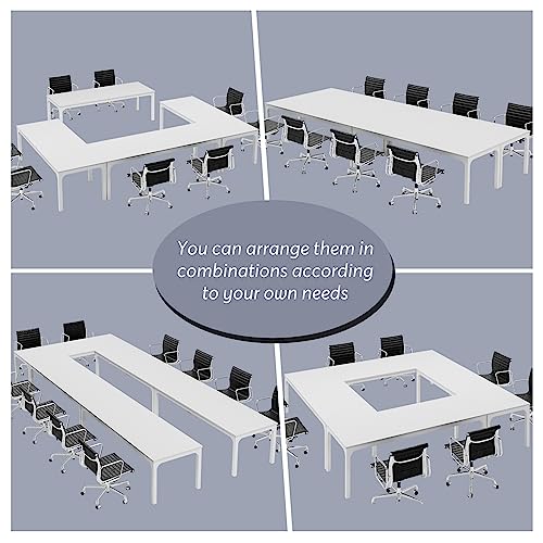 LITTLE TREE Large Rectangle Conference Meeting Seminar BusinessTable for 10-14 Person