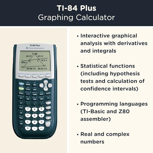 Texas Instruments TI-84 Plus Graphing Calculator with WYNGS Protective Case Red