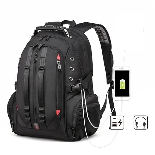 ASWRTYJO 45L Travel Backpack 15.6" Laptop Charging Multifunctional