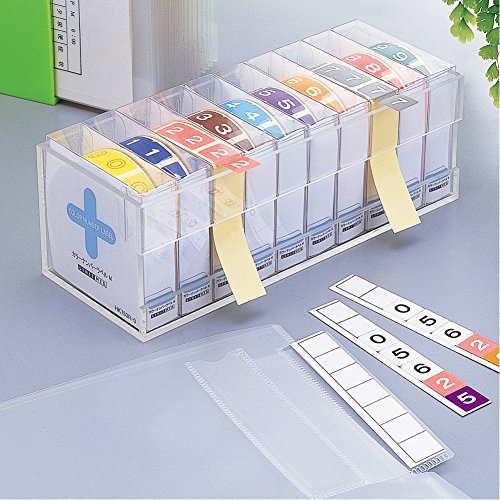 Lihit Lab HK781R-Comic Color Month Labels, M, 13 Boxes