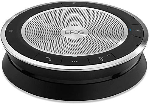 EPOS SP30+ Bluetooth Speakerphone for Streaming Voice and Video Distance Learning, Remote Work, School, Conferencing Apps - Zoom, Webex, Meet, Teams Bundled with Global Teck Gold Support Plan