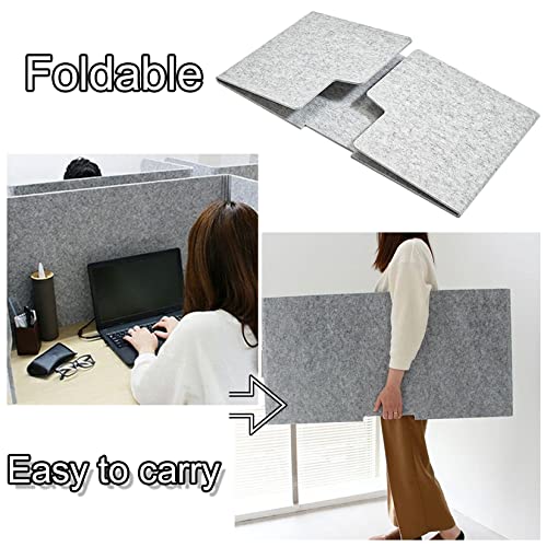 Table Divider Partition 24" 32" 40" Office Desktop Soundproof Privacy Panel