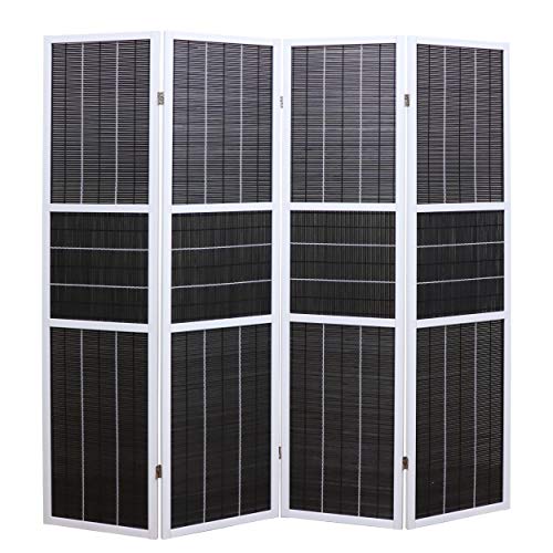 GL Global Life 4 Panel 6ft Tall Modern Style Standing Wall Partition Room Divider Panel Indoor Separation, Folding Privacy Screens, Living Room, Partition & Space Divider, Freestanding Inexpensive