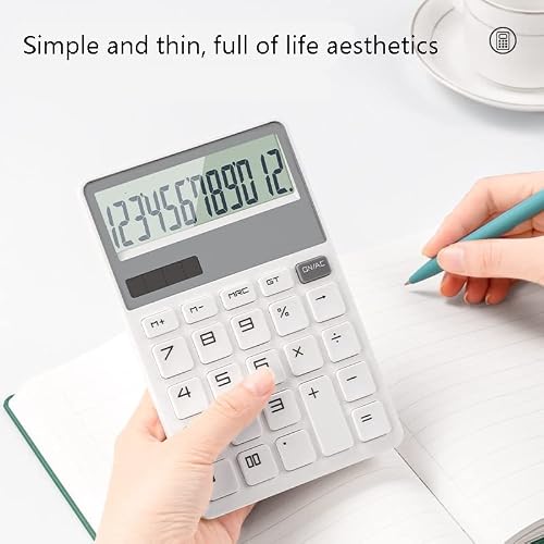 Fashion Calculator 12-bit Large Screen Personality Solar Financial Accounting Office Special