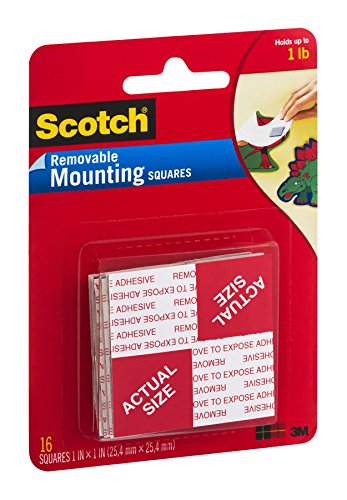 3M 108 Scotch Removable Mounting Squares