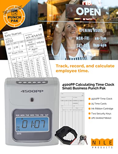 Nile Products - 4500PP Electronic Calculating Time Clock