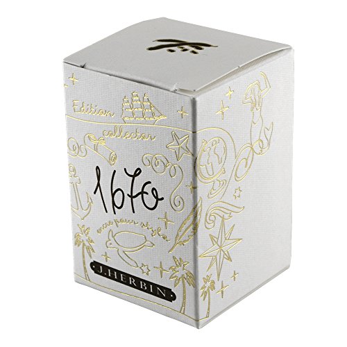 Herbin 1670 Anniversary Inks - Gold Sheen 50ml Bottled - Caroube de Chypre