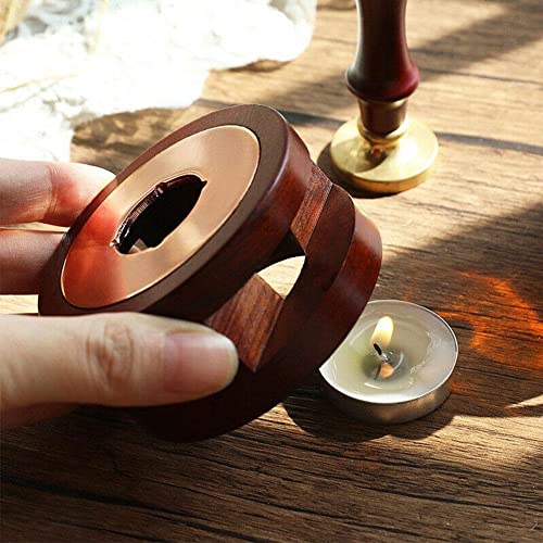 58GXCAAMOT Wax Seal Melting Glue Furnace Spoon Set Wax Seal Beads Sticks Warmer Wax Seal Stove DIY Crafts Tool Stamp Candle Wax Stamp (Color : D) (B)