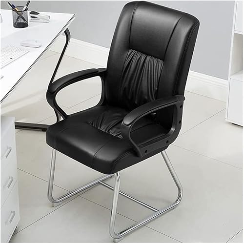 Office Desk Chairs Office Chair Pu Faux Leather Desk Chair Ergonomic Computer Chair with Armrests Comfortable Managerial Chairs Executive Chairs Lumbar Support