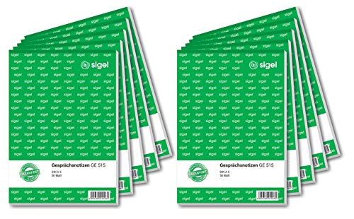 Sigel GE515 Note Pad A5 10 Pack