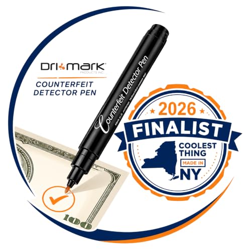 Dri Mark CFD50PK Counterfeit Bill Detector Marker Pen, Made in The USA, 50 Count