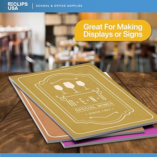 White Foam Board 24”x36”x0.20” (5mm) Thick Foam Core Board Large Foam Poster Board for Painting Displaying and Craft Projects (12 Pack)
