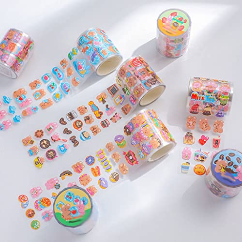 UOHLCX Masking Washi Tape Art Decorative Adhesive DIY Scrapbooking Sticker Label Stationery