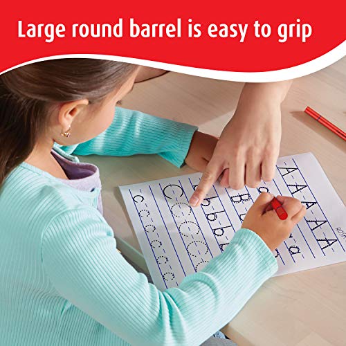 Berol Handwriting Pens | Round Shape | Washable Blue Ink | Bright Barrels | Class Pack of 200