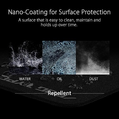 ASUS ROG Hone Ace XXL Gaming Mouse Pad – 35.4” x 15.7", (XXL Size), Extra-Cushioning, Table-Sized for Wide, Smooth Glide and Control, Water/Oil/Dust-Resistant, Extra-Soft Non-Slip Rubber Base - Black