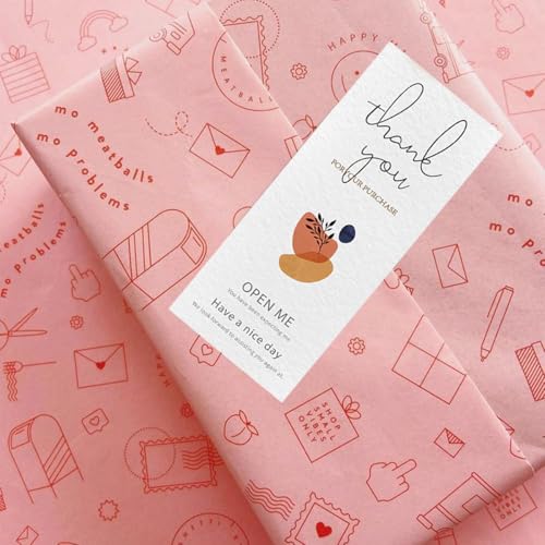 250Pcs Thank You Stickers, Suitable for Inside and Outside Packaging of Boxes and Bags, Sealing Stickers, Gift Box Decoration. Thank You for Your Order Stickers, 6 inch.Open the Sticker from here.