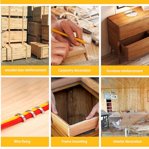 PURZEN Upholstery Staple Gun Heavy Duty, Stapler Gun with 300 Staples for Wood, Crafts, Carpentry, Decoration DIY
