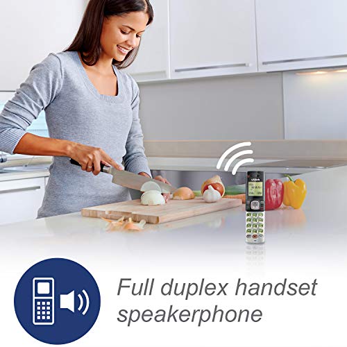 VTech CS6719-2 2-Handset Cordless Phone with Caller ID/Call Waiting, Handset Intercom & Backlit Display/Keypad, Silver