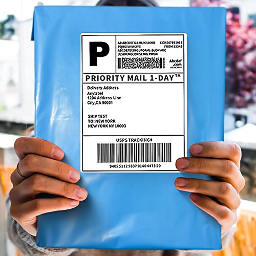 POLYSELLS 1000 pcs 10x13 Inches Blue Poly Mailers Shipping Envelopes, Strong Adhesive Sealing, Waterproof, and Tear-resistant Postal Mailing Bags for Clothing, Books, and Accessories