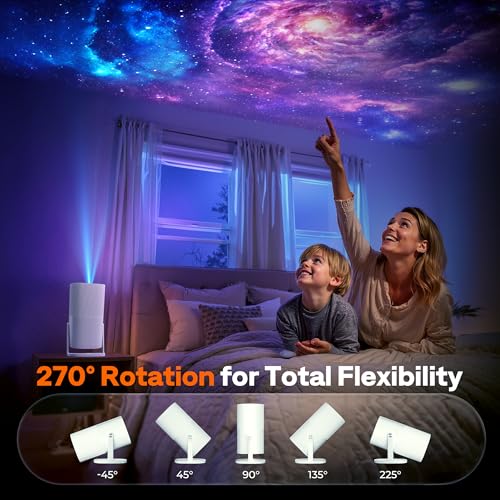 BoldEver Mini Smart Projector with Officially-Licensed Apps 500 ANSI