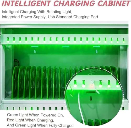 Jiangtaom Cell Phone Charging Stations Cell Phone Charging Stations,Mobile Charging -Storage Box,Rechargeable Mobile Phone Organized Cabinet,Office Classroom(60Slots)