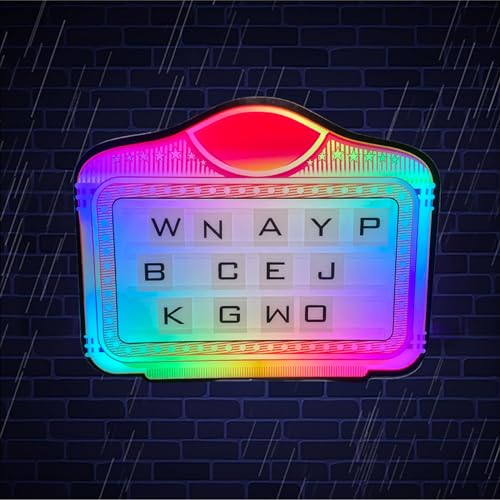 NYMFEA LED Letter Bottle Presenter, Color Change, Customized Logo Happy Birthday Changeable Letters VIP Service for Club Party Bar,A