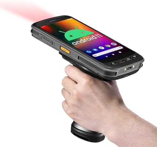 Chainway C72 Ultra Rugged Android Barcode Scanner, Pistol Grip, Android 11, Google Play, 2D/1D/QR Barcode Reader, 5.2” Vivid Screen, WiFi, GPS, 8000mAh All Day Battery (Build Your Own)