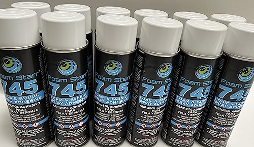 Foam Starr 745 Foam & Fabric Spray Glue Adhesive 12 oz. (12)