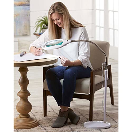 Herrschners LED Standing Lamp Magnifier