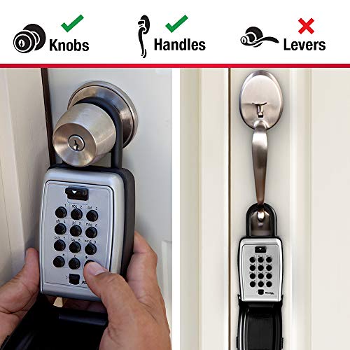 Master Lock Push Button Key Lock Box, Indoor Outdoor 5 Keys 2-Pack 5422EC2