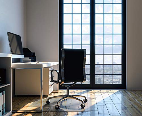 Floortex® Exclusive Lipped Polycarbonate Chair Mat - 48 x 53 for Hard Floor